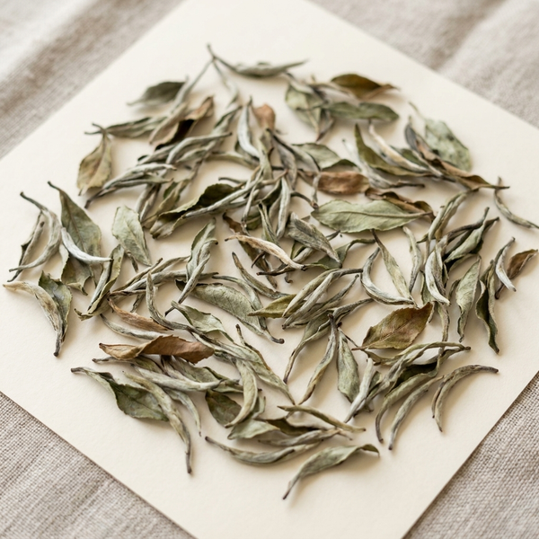 Baimudan White Tea: Leaf